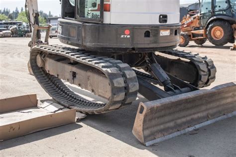 how to replace rubber track on a mini excavator|bobcat mini excavator track replacement.